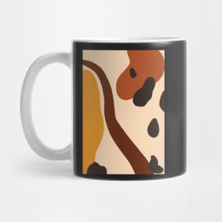 Abstract Earth Tones 4.3 Mug